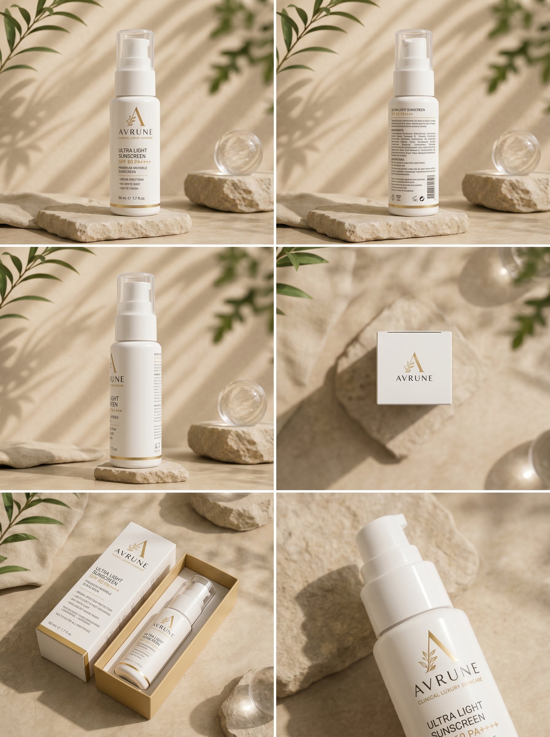 AVRUNE SPF 60 PA+++ Sunscreen | No White Cast | UV Protection